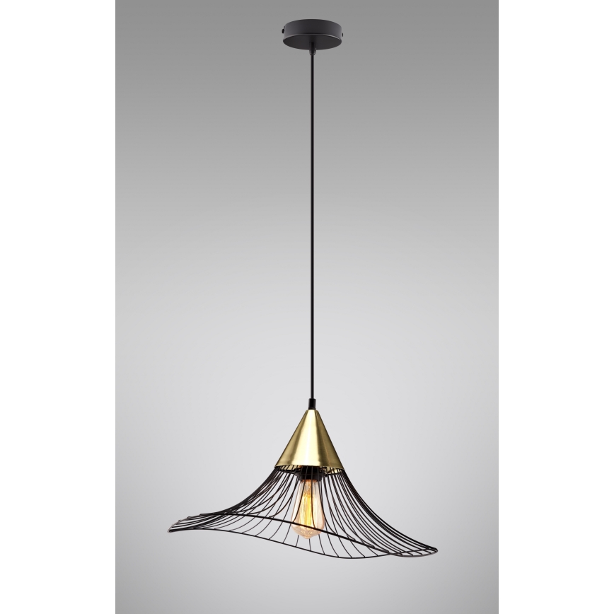 Lühter ALURA 1xE27/60W/230V d. 50 cm must