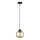 Lühter AMBRE BLACK 1xE27/60W/230V