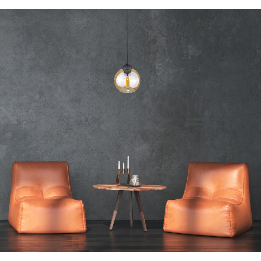 Lühter AMBRE WOOD 1xE27/60W/230V