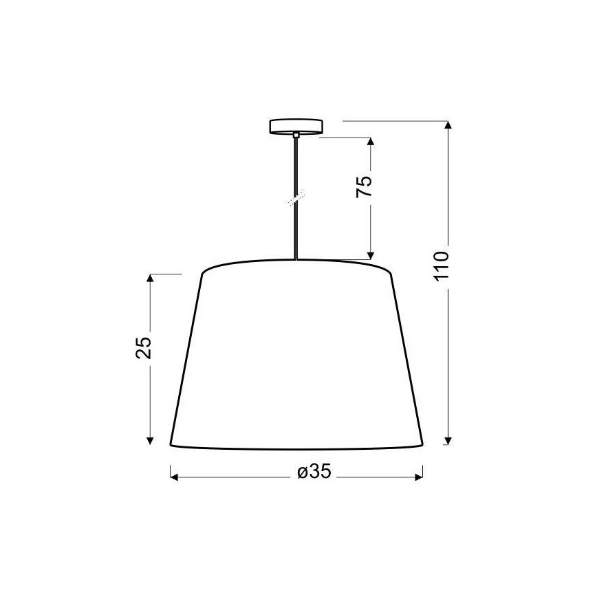 Lühter AMERICANO 1xE27/60W/230V