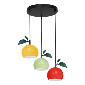 Lühter APPLE 3xE27/15W/230V värviline