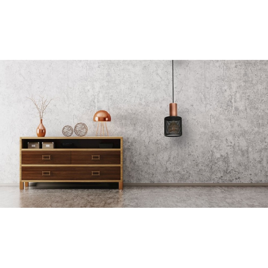 Lühter ARES BLACK 1xE27/60W/230V