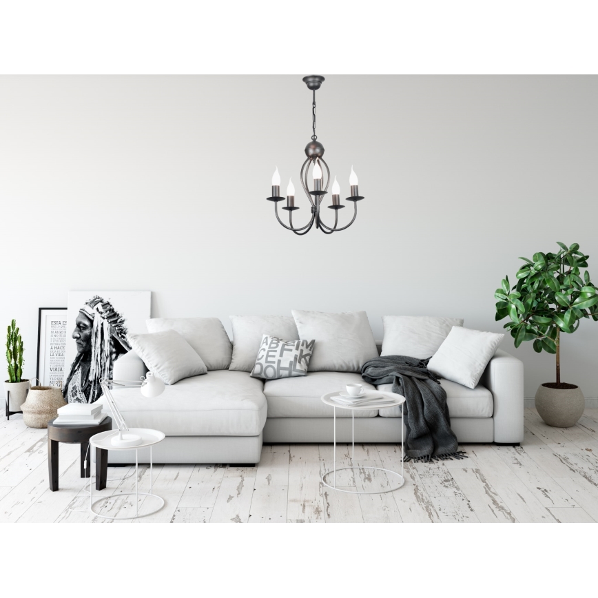 Lühter ARTHUR 5xE14/40W/230V