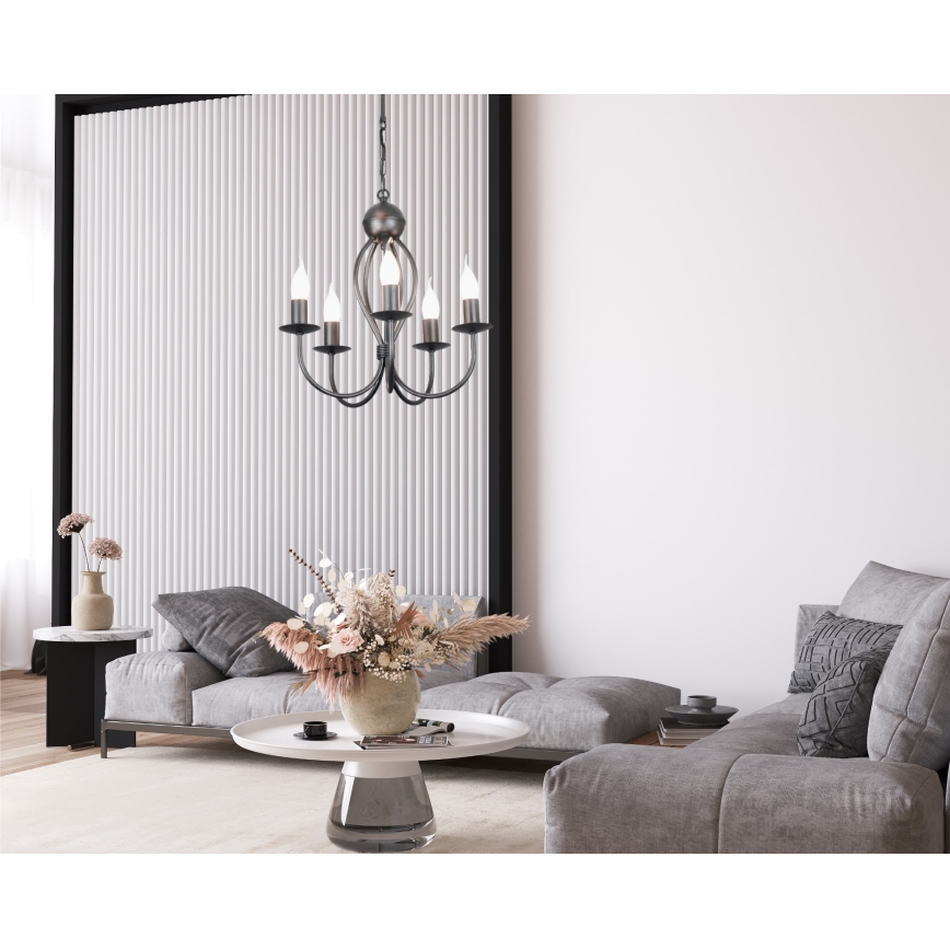 Lühter ARTHUR 5xE14/40W/230V