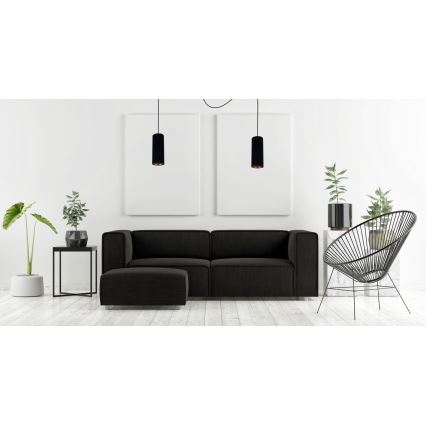 Lühter AVALO 2xE27/60W/230V ämblik must