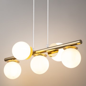 Lühter AVOLA 5xG9/12W/230V kuldne