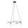 Lühter AZURA 6xE14/10W/230V must/valge
