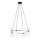 Lühter AZURA 8xE14/10W/230V must/valge