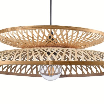 Lühter BALI 1xE27/20W/230V d. 60 cm bambus