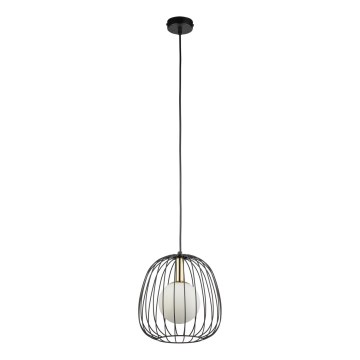 Lühter BELL 1xG9/12W/230V d. 24 cm must/kuldne
