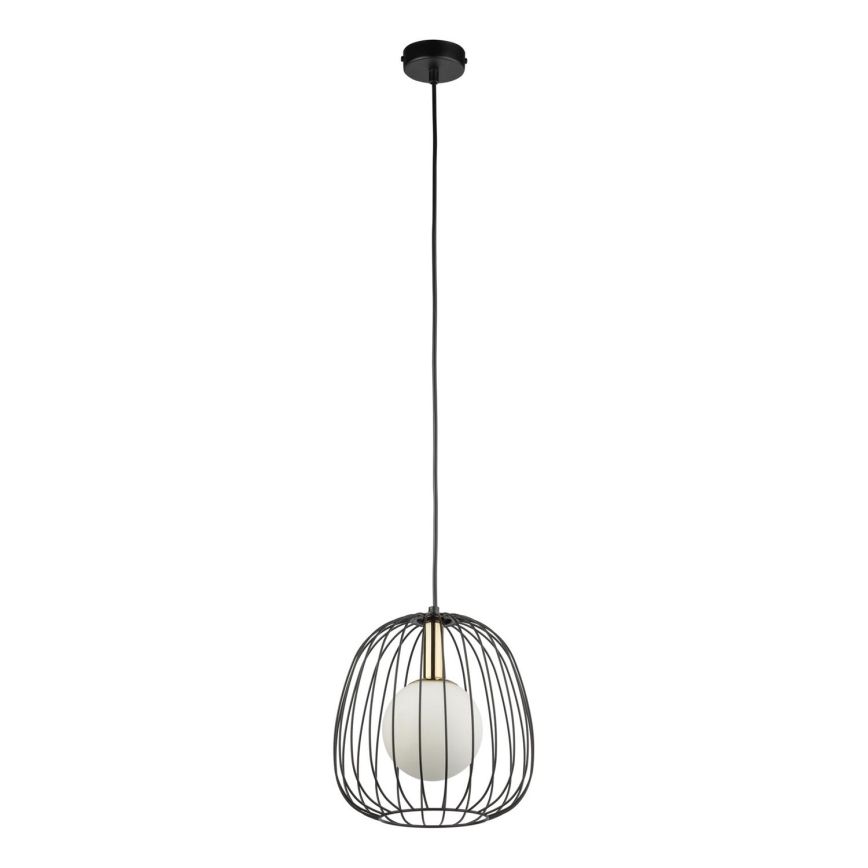 Lühter BELL 1xG9/12W/230V d. 24 cm must/kuldne