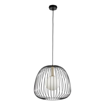 Lühter BELL 1xG9/12W/230V d. 33 cm must/kuldne