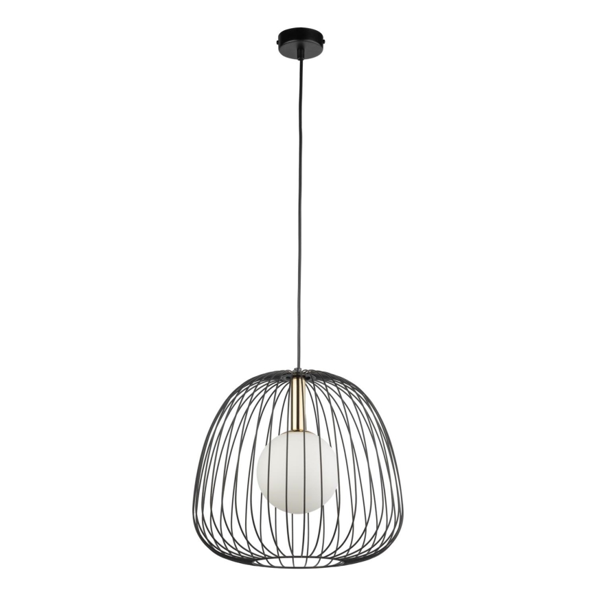 Lühter BELL 1xG9/12W/230V d. 33 cm must/kuldne