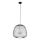 Lühter BELL 1xG9/12W/230V d. 33 cm must/läikiv kroom