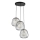 Lühter BELL 3xG9/12W/230V must/kuldne