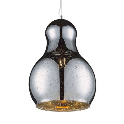 Lühter BELLO 1xE27/60W/230V d. 30 cm kroom