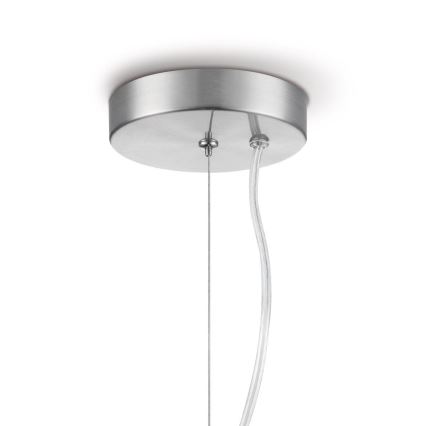 Lühter BELLO 1xE27/60W/230V d. 30 cm kroom