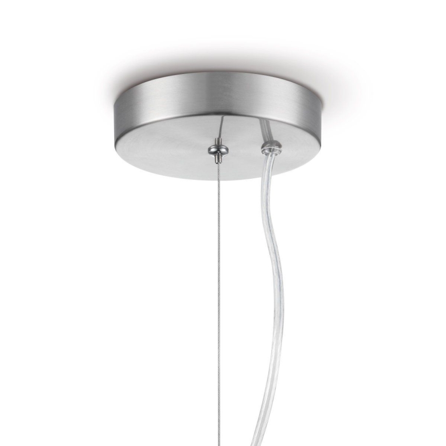 Lühter BELLO 1xE27/60W/230V d. 30 cm kroom
