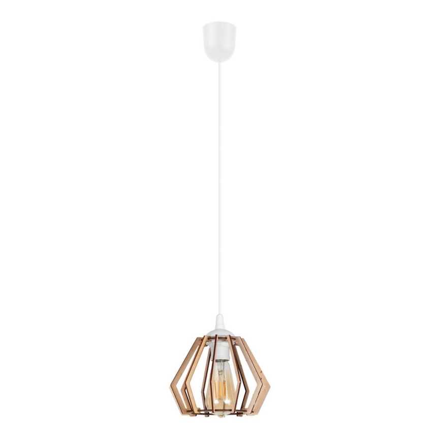 Lühter BERGO 1xE27/60W/230V valge