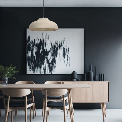 Lühter BILBAO 1xE27/15W/230V d. 40 cm beež