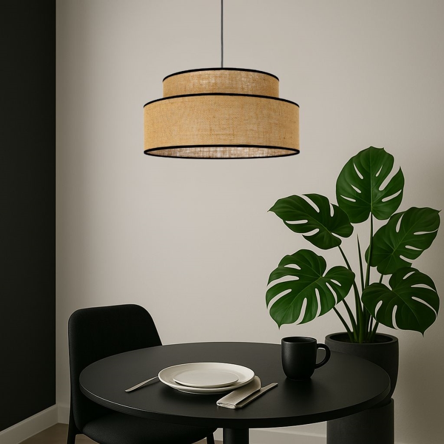 Lühter BOHO 1xE27/60W/230V beež