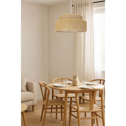 Lühter BOHO 1xE27/60W/230V beež
