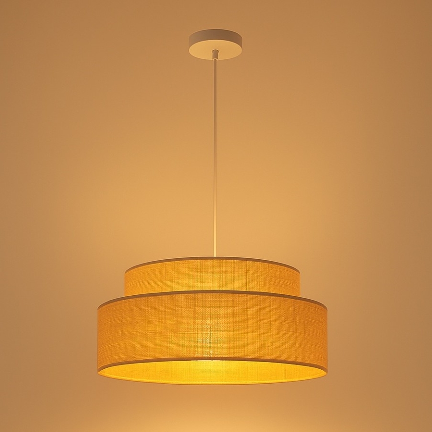 Lühter BOHO 1xE27/60W/230V d. 40 cm beež