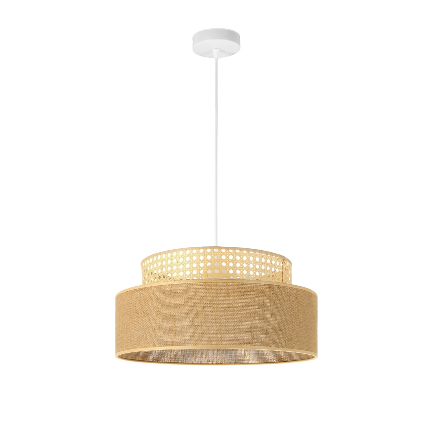 Lühter BOHO 1xE27/60W/230V d. 40 cm rotang