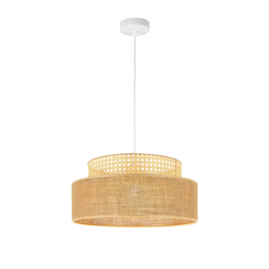 Lühter BOHO 1xE27/60W/230V d. 40 cm rotang