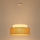 Lühter BOHO 1xE27/60W/230V d. 40 cm valge/beež