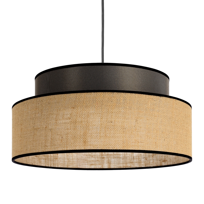 Lühter BOHO 1xE27/60W/230V pruun/beež