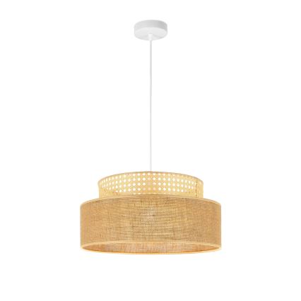 Lühter BOHO 1xE27/60W/230V rotang