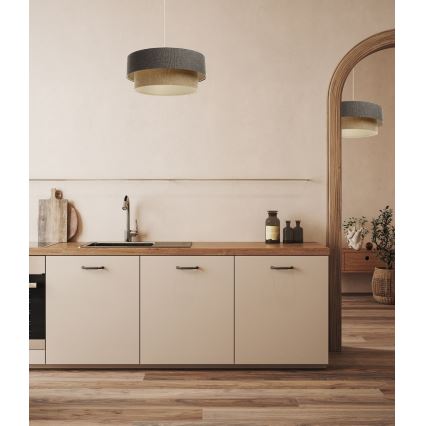 Lühter BOHO TRINITI 1xE27/60W/230V hall/beež