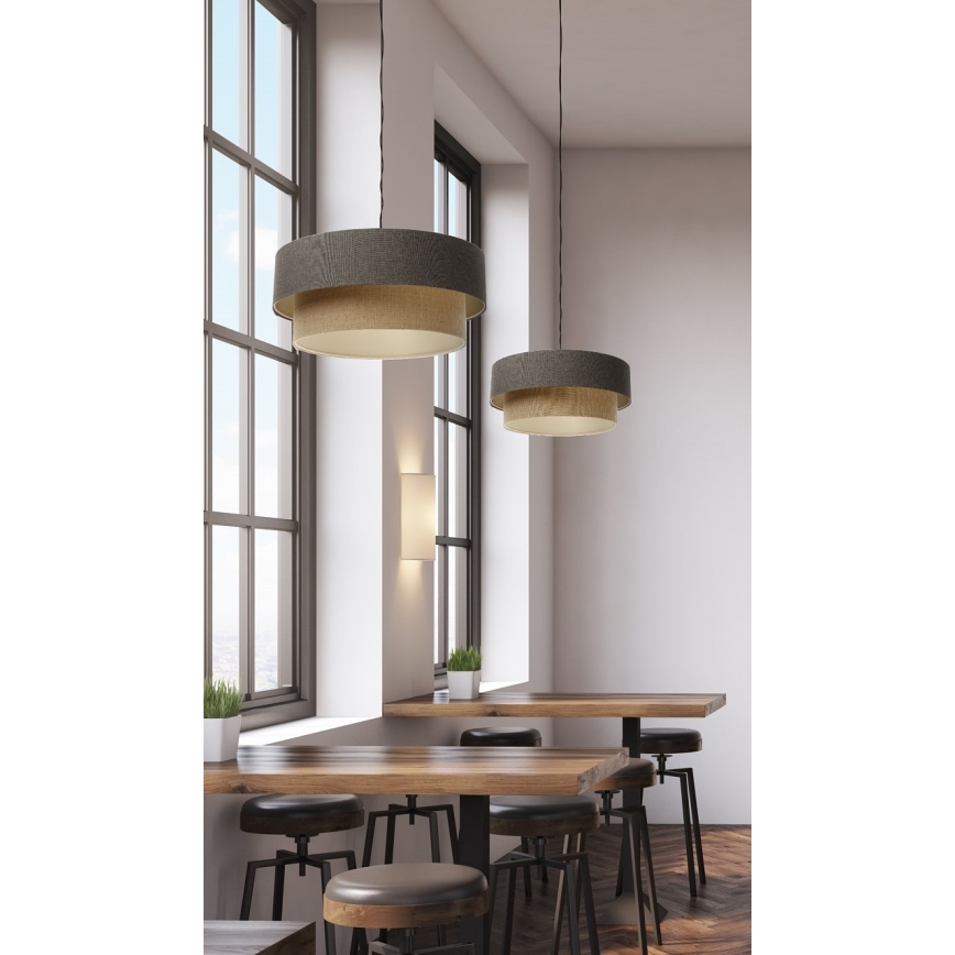 Lühter BOHO TRINITI 1xE27/60W/230V hall/beež