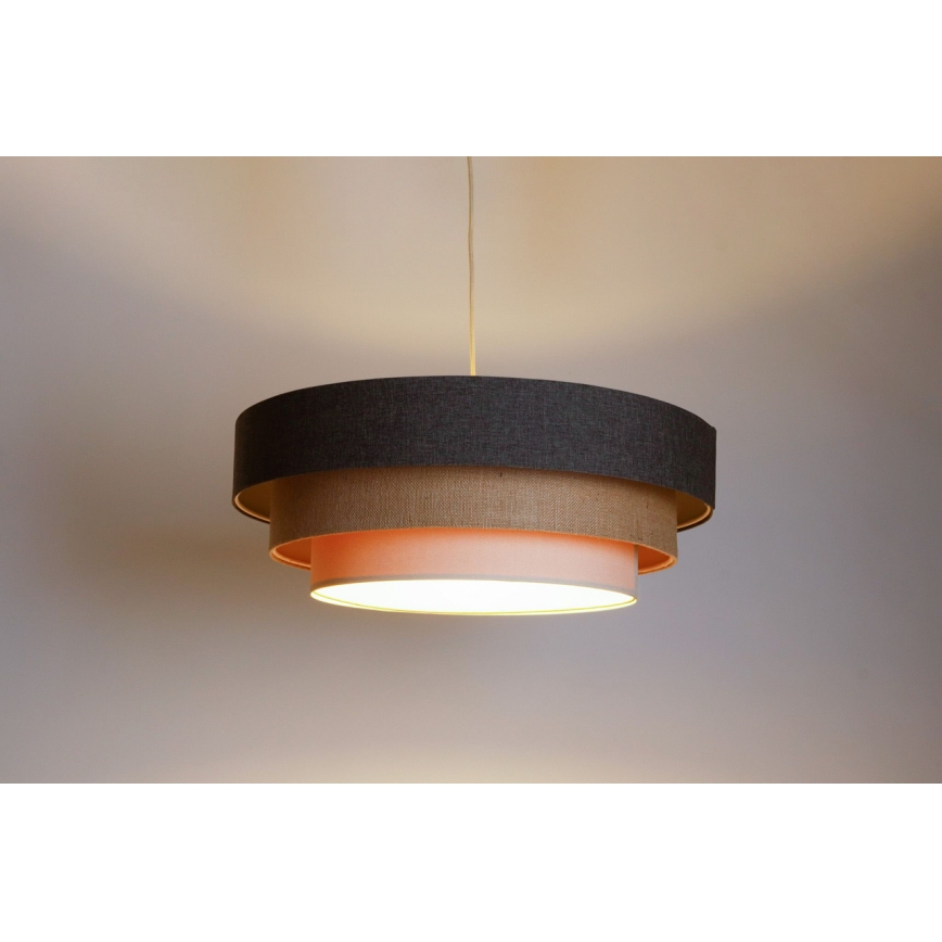Lühter BOHO TRINITI 1xE27/60W/230V hall/beež/kreemikas