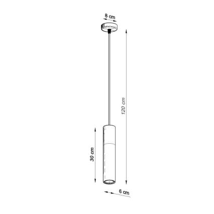 Lühter BORGIO 1xGU10/40W/230V