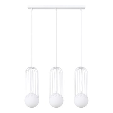 Lühter BRINA 3xG9/8W/230V valge