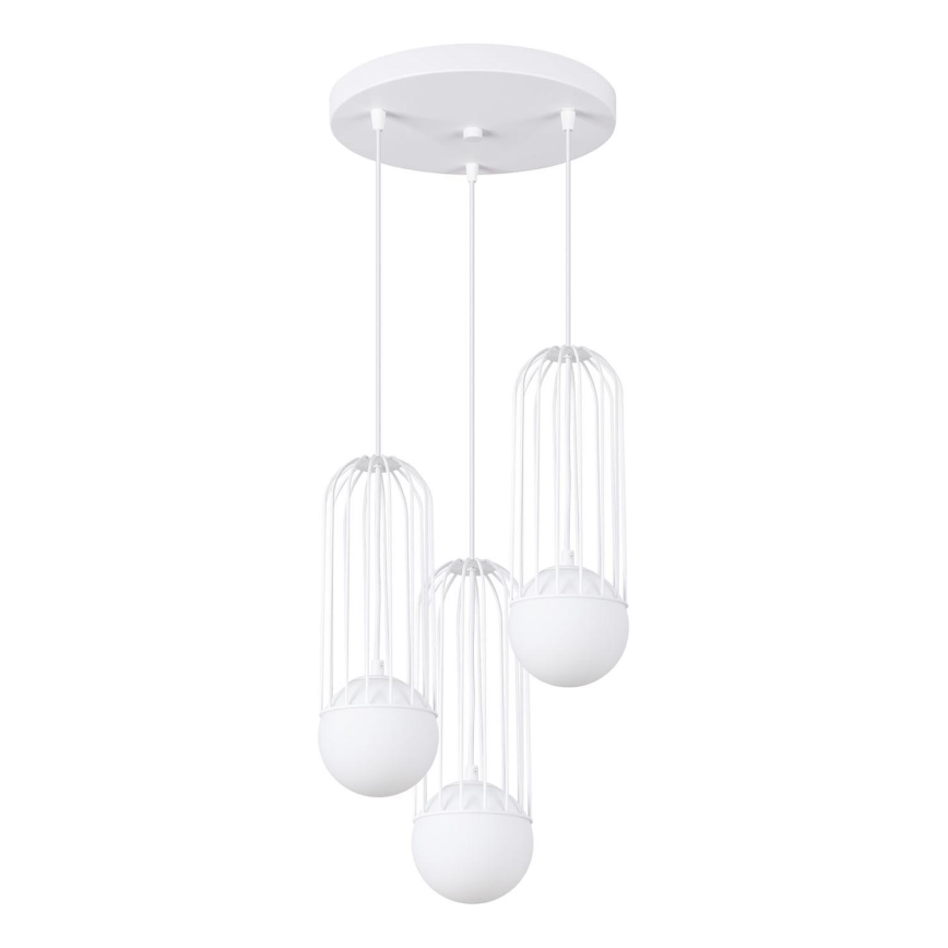 Lühter BRINA 3xG9/8W/230V valge