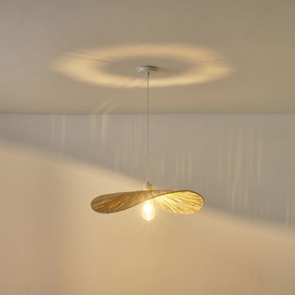 Lühter CALYPSO 1xE27/15W/230V d. 55 cm bambus