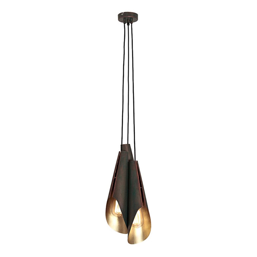 Lühter CALYX PATIN 3xE27/60W/230V