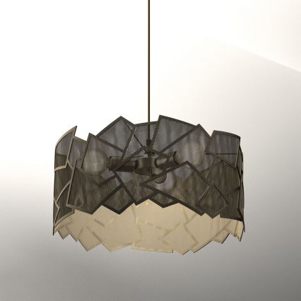 Lühter CAMO 3xE27/15W/230V kuldne