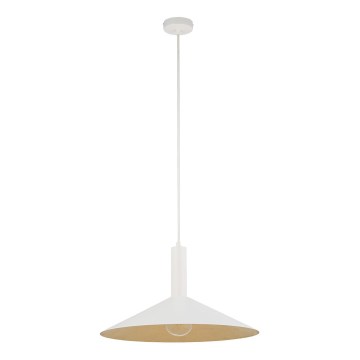 Lühter CAPRI 1xE27/15W/230V d. 50 cm valge/kuldne