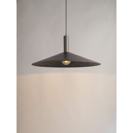 Lühter CAPRI 1xE27/15W/230V d. 70 cm antratsiit/hall