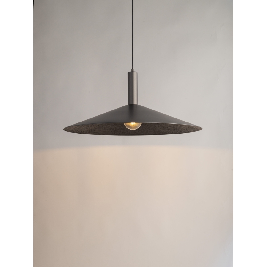 Lühter CAPRI 1xE27/15W/230V d. 70 cm antratsiit/hall
