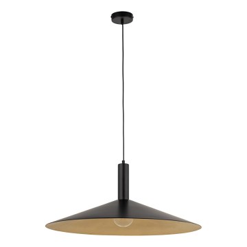 Lühter CAPRI 1xE27/15W/230V d. 70 cm must/kuldne