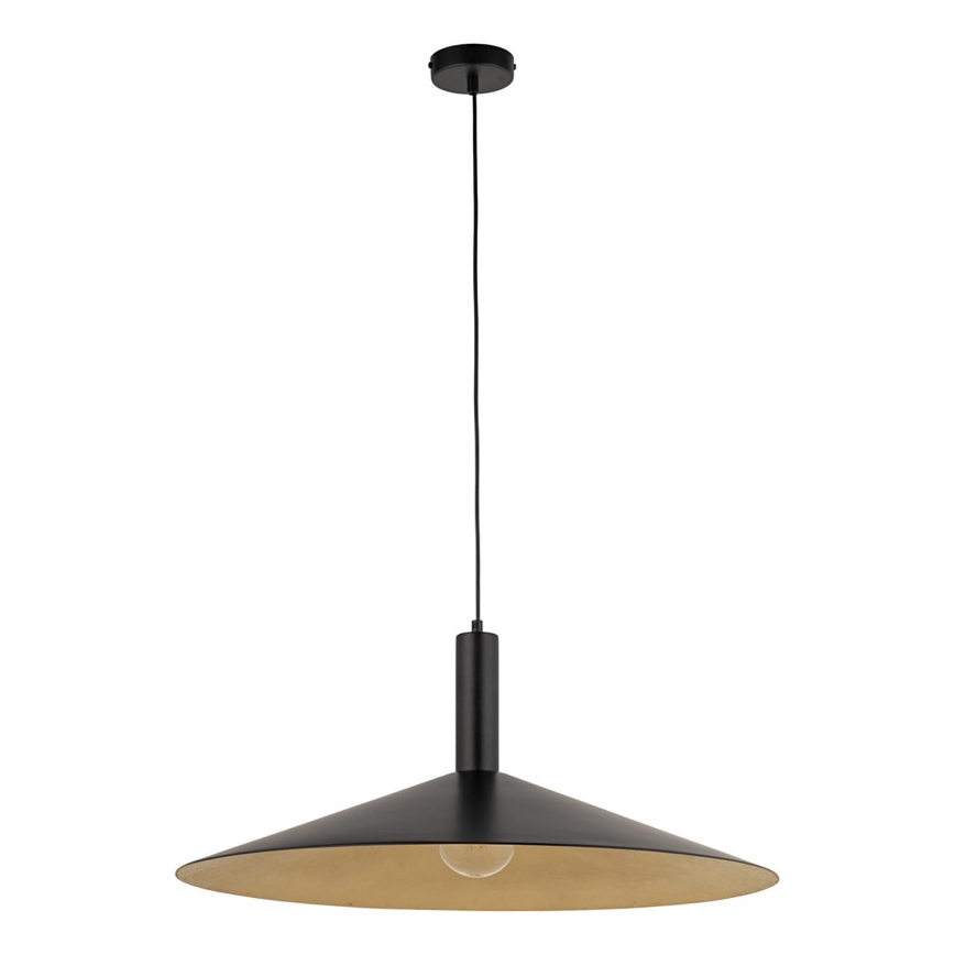 Lühter CAPRI 1xE27/15W/230V d. 70 cm must/kuldne