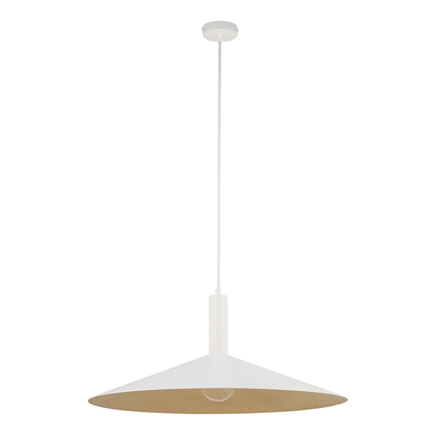 Lühter CAPRI 1xE27/15W/230V d. 70 cm valge/kuldne