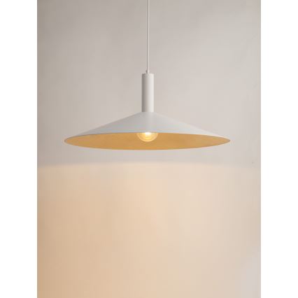 Lühter CAPRI 1xE27/15W/230V d. 70 cm valge/kuldne