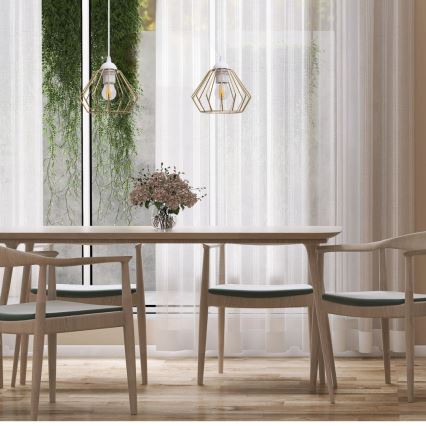 Lühter CEED GOLD 2xE27/60W/230V valge/kuldne