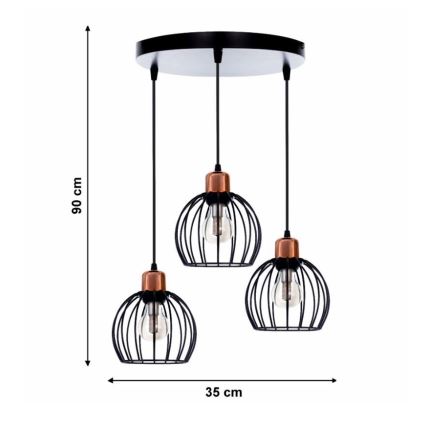 Lühter CELTA 3xE27/40W/230V